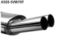 Preview: Bastuck Edelstahl Gr.A Komplettanlage VW Polo 86 + 86C - 2 x 70mm